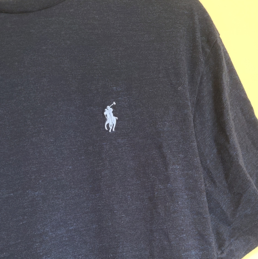 Polo Ralph Lauren Classic Fit Crew Neck T-Shirt Navy - Picture 3 of 5